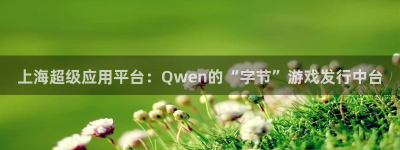 新宝GG电子商务有限公司地址：上海超级应用平台：Qwen的“字节”游戏发行中台